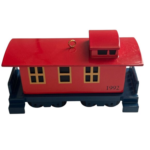 Hallmark Keepsake Metal Christmas Train Ornaments 1992 Set Of 3 (of 4) With Box - Picture 2 of 11